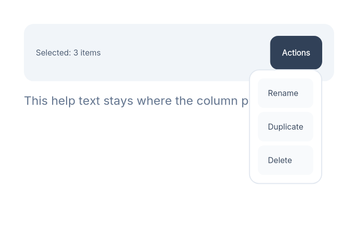Dropdown built with Nearby.below